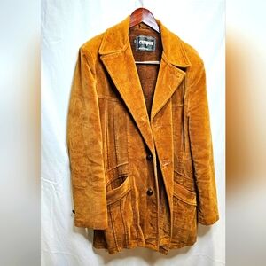 Vintage 70s corduroy Campus coat jacket
